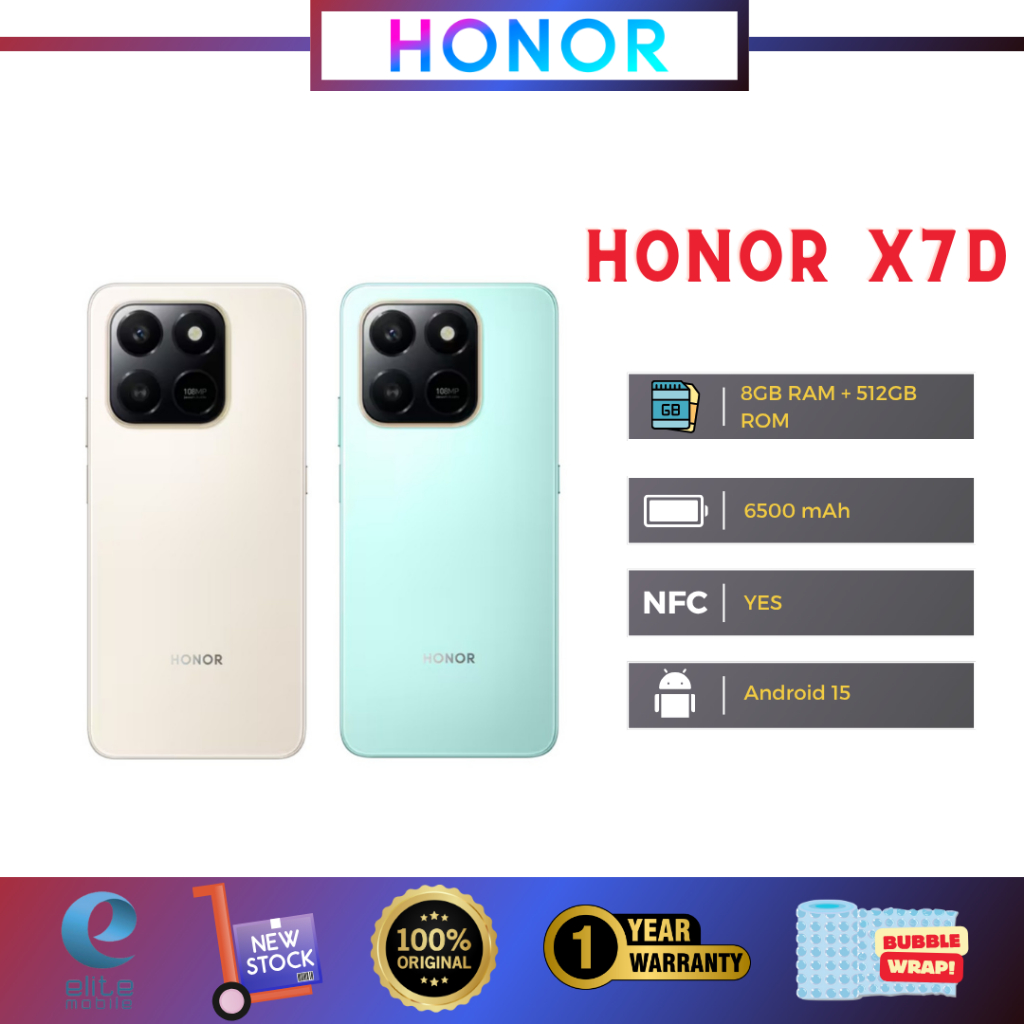 HONOR X7D 4G (8GB+512GB) 6.77