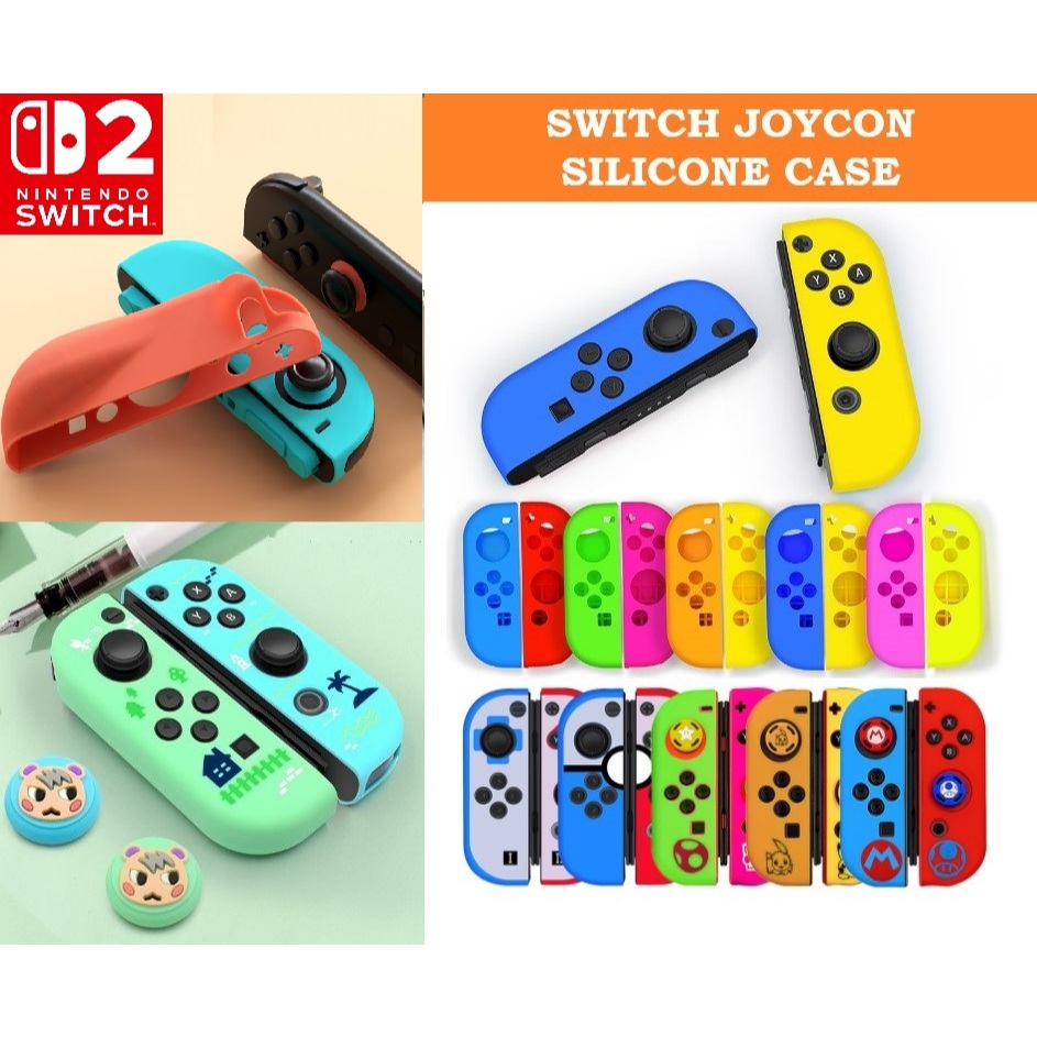 Nintendo Switch Joycon Silicone Cover Skin Case Joy Con V1 V2 OLED ...