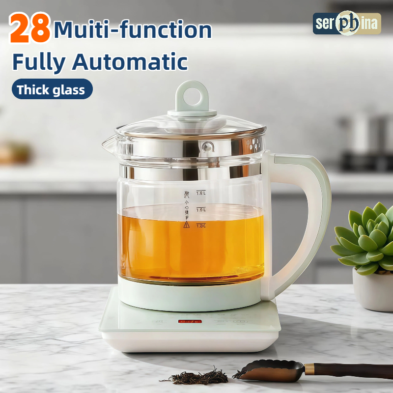1.8L Health Pot Electric Kettle Multifunction soup teakettle Glass養生壺 ...