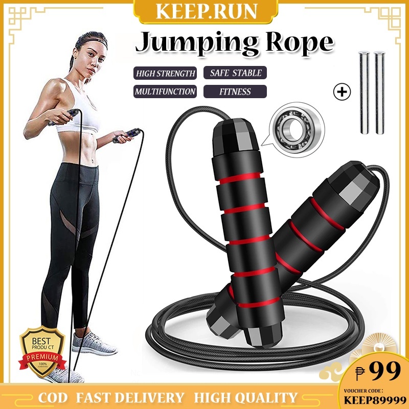 Jump Rope Skipping Jumping Rope Lompat Tali 跳绳 Kurus Badan Adjustable ...