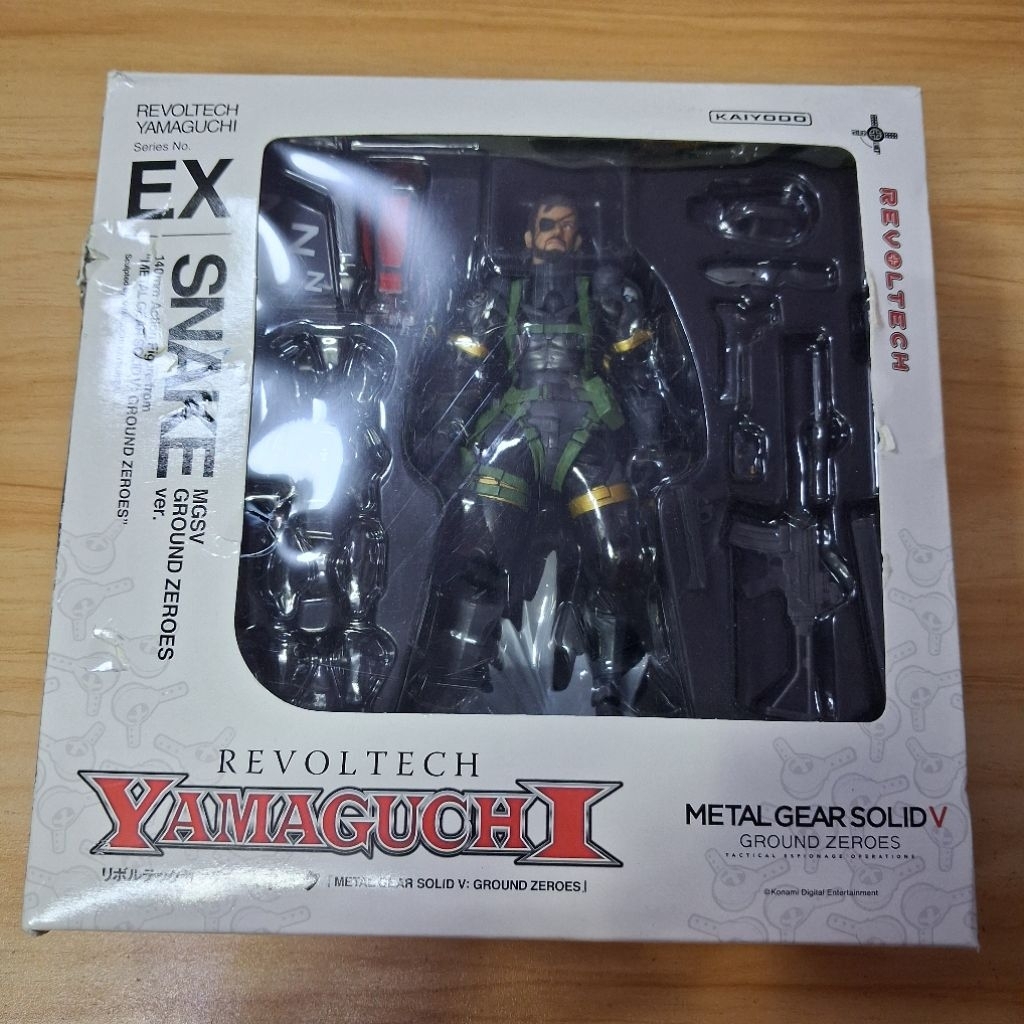 Kaiyodo Revoltech Yamaguchi EX Metal Gear Solid V Ground Zeroes Snake ...