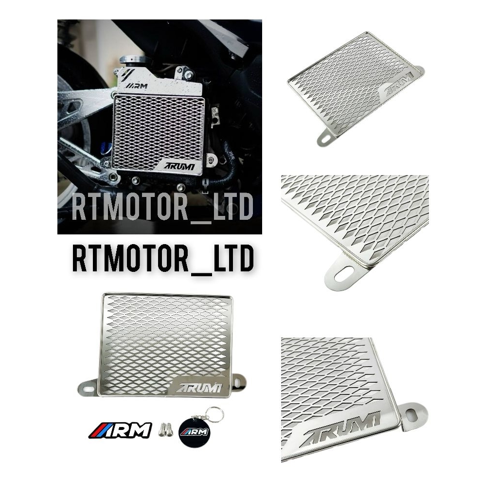 YAMAHA NMAX V1 V2 V3 / NVX155 V1 V2 V3 ARUMI RADIATOR COVER DIAMOND ...