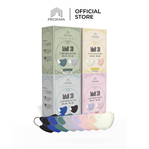 PROXIMA 4ply 3D Duckbill Surgical Face Mask (20pcs) | Shopee Malaysia