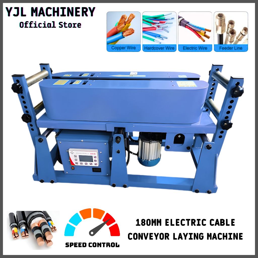 3 phase 180mm Cable Conveyor Machine Wire Laying Machine | Shopee Malaysia