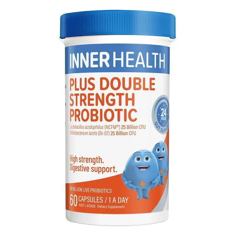 Inner Health Plus Double Strength Probiotic 60 Capsules 08/26 | Shopee ...