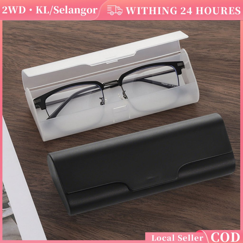 5Pcs Translucent Plastic Spectacle Case Ultralight Frosted Glasses ...