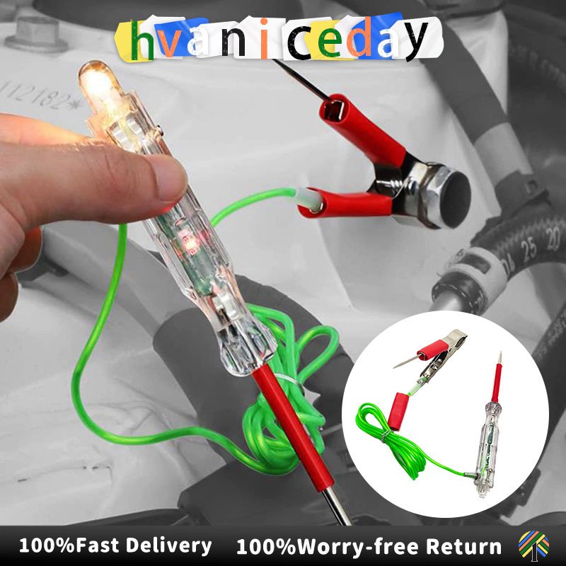 2set Automotive Led Circuit Tester 6-24v Test Light With Dual Probes ...