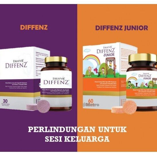 DIFFENZ BLACCURANT / DIFFENZ OREN ( OFFER ) TABLET | Shopee Malaysia