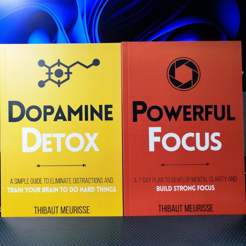 [New] Thibaut Meurisse Book Set – Dopamine Detox + Powerful Focus (Self ... - Dopamine Loop For Self-Improvement