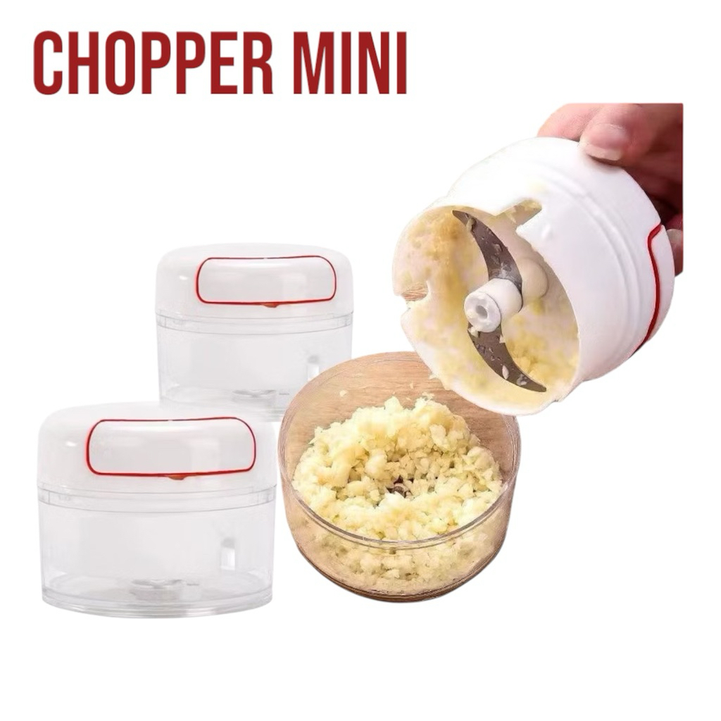 Mini chopper Speedy Chopper Manual Pencincang Cutter Hand Pull Garlic ...