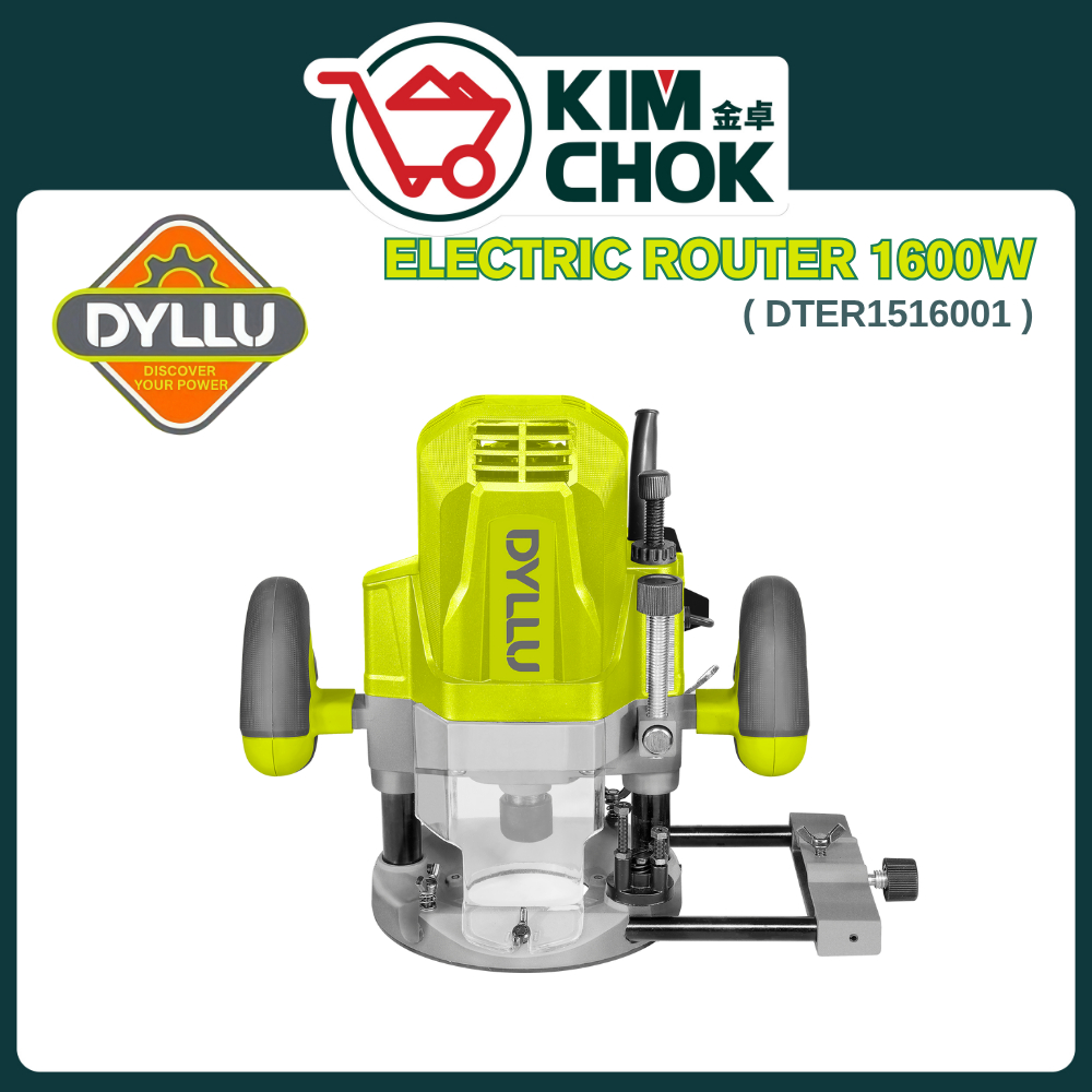 DYLLU Electric Router 1600W | 22000rpm ( DTER1516001 ) | Shopee Malaysia