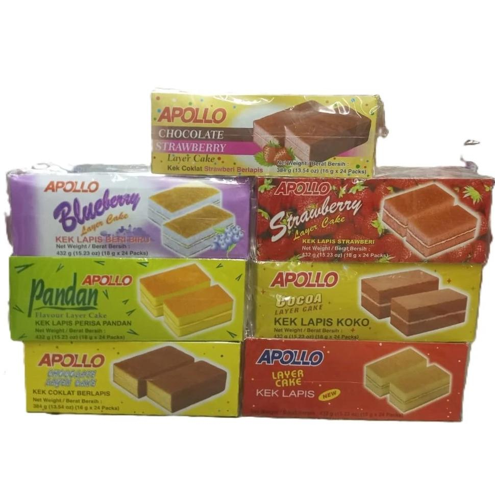 APOLLO Kek Berlapis/ LAYER CAKE 16-18GX24'S | Shopee Malaysia