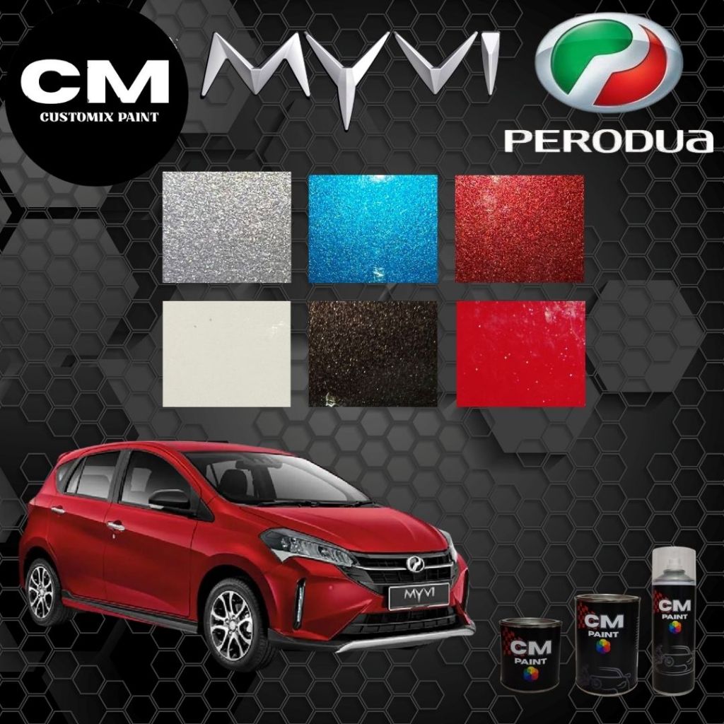 PERODUA MYVI CAR ORIGINAL FACTORY COLOUR IN AEROSOL | Shopee Malaysia
