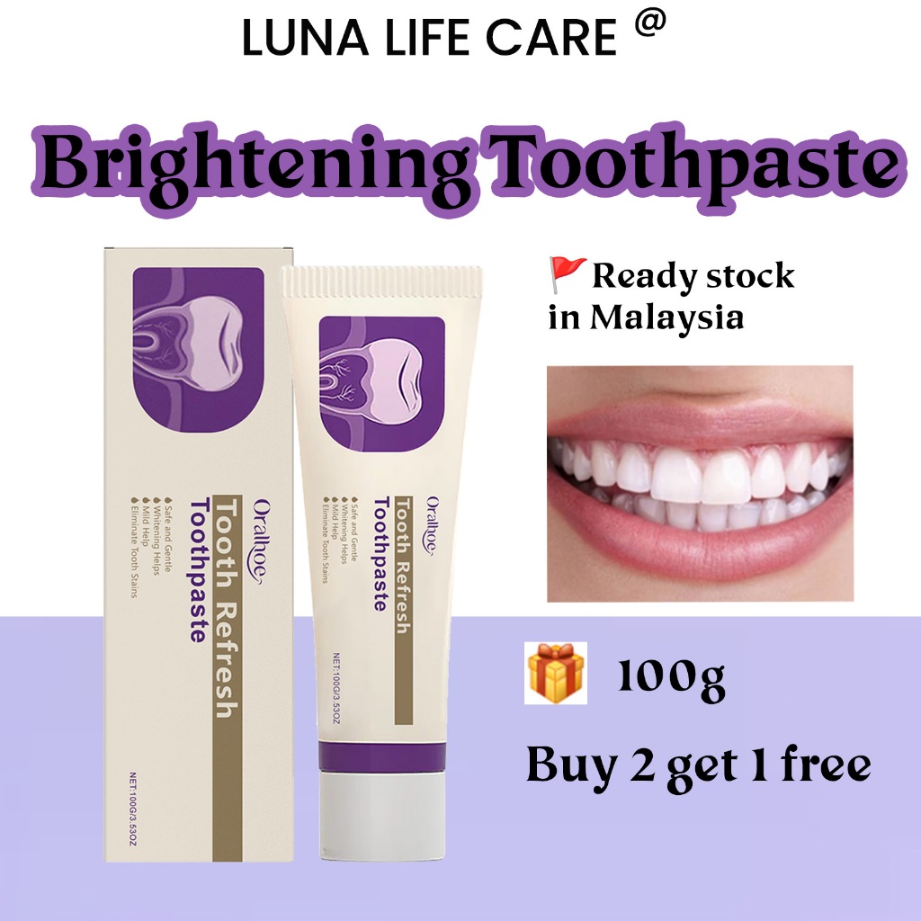 Oralhoe Brightening Toothpaste Whiten Teeth Removal Dental Calculus ...