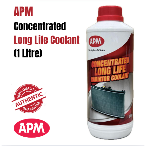 APM COOLANT-0100 Long Life Coolant 1L - Concentrated Radiator Coolant ...