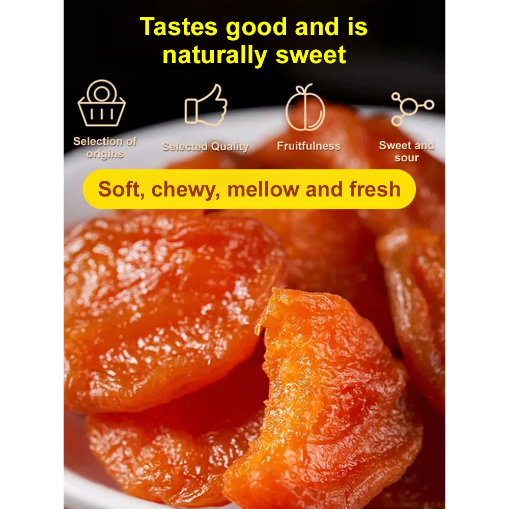 [HALAL] PREMIUM SEEDLESS SOFT-DRIED APRICOTS ORGANIC 100g/250g/500g ...