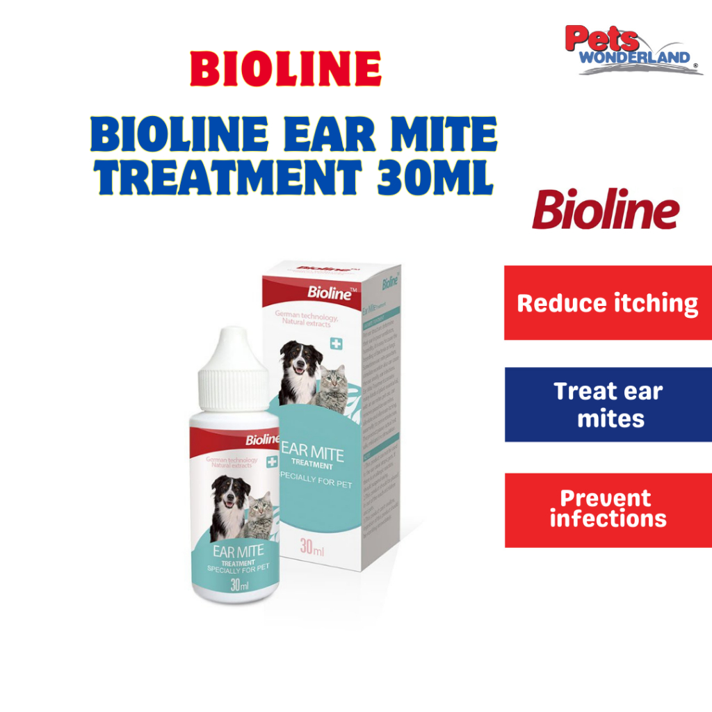 Image showcasing Bioline Ear Mite Treatment 30ml | Shopee Malaysia