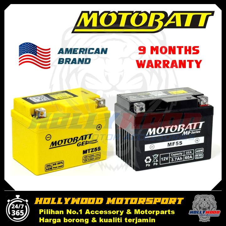 MOTOBATT USA NANOGEL BATTERY MTZ5S MF5S YTZ5S Y16 Y15 LC135 R15 MT15 ...