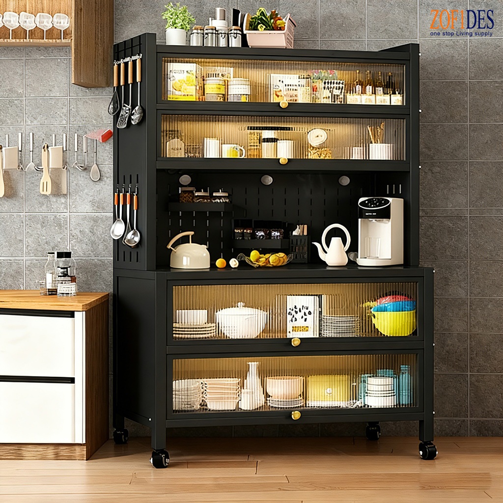 Rak Kabinet Dapur Kitchen Cabinet Rack Microwave Oven Cabinet Kitchen ...
