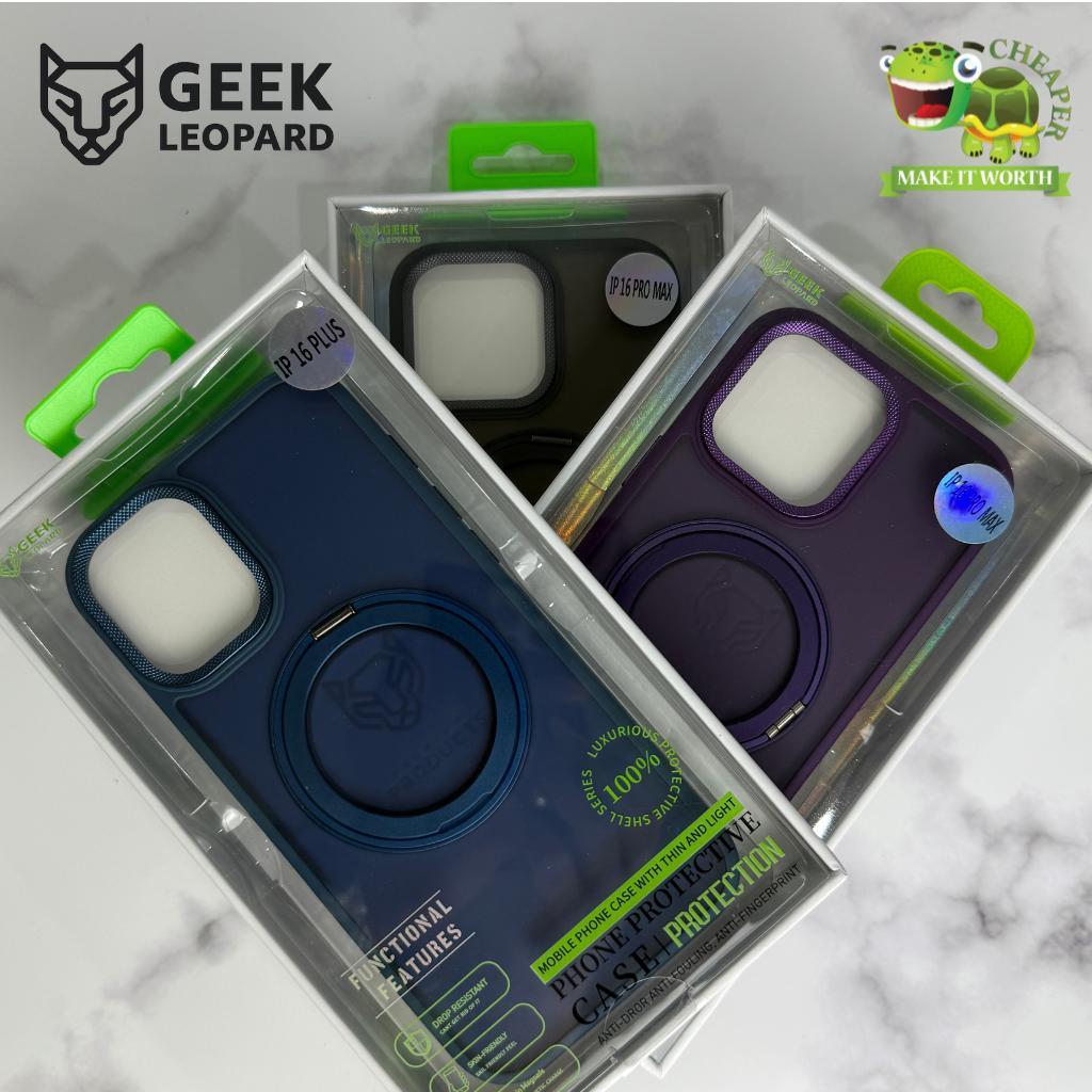 Geek Leopard Casing With Stand Hard Case Maximum Protection | Shopee ...