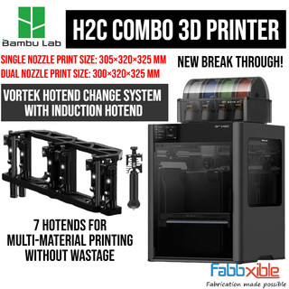 Bambu Lab H2C Combo Vortex Hotend Changing System Multi-Material 3D ...