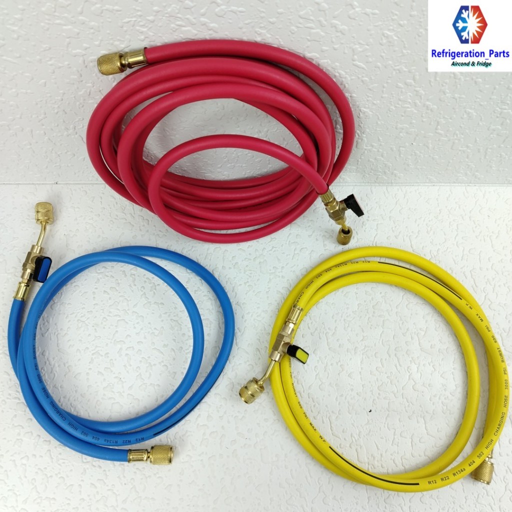 Charging Hose (With Controller Ball Valve) Refrigerant gas pipe aircond ...