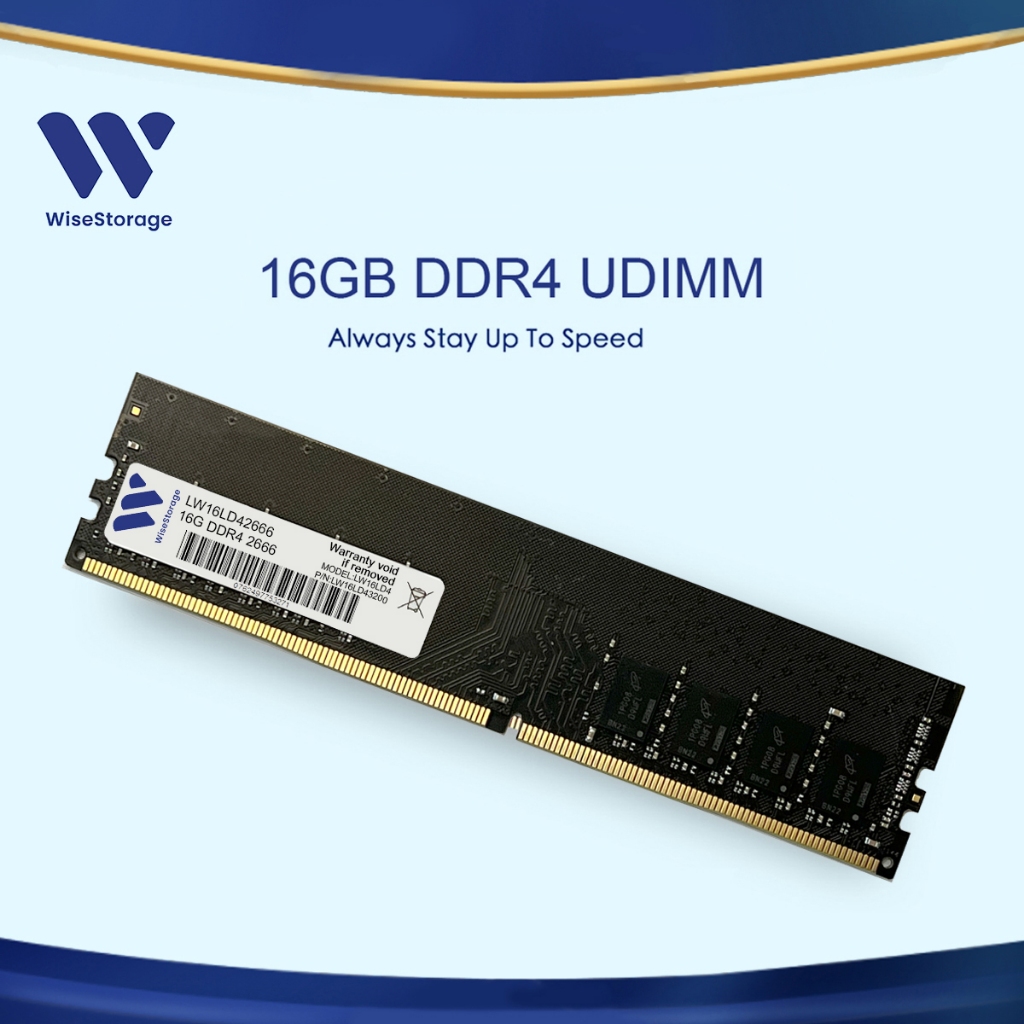 WiseStorage DDR4 16GB 2666MHz Desktop RAM UDIMM – Fast Performance ...