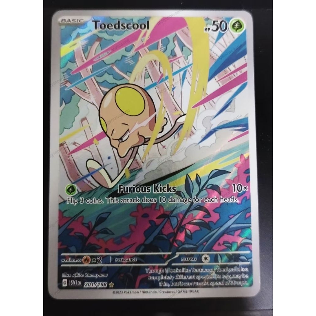 [Ready Stock]PTCG Toedscool- 201/198 - Illustration Rare | Shopee Malaysia
