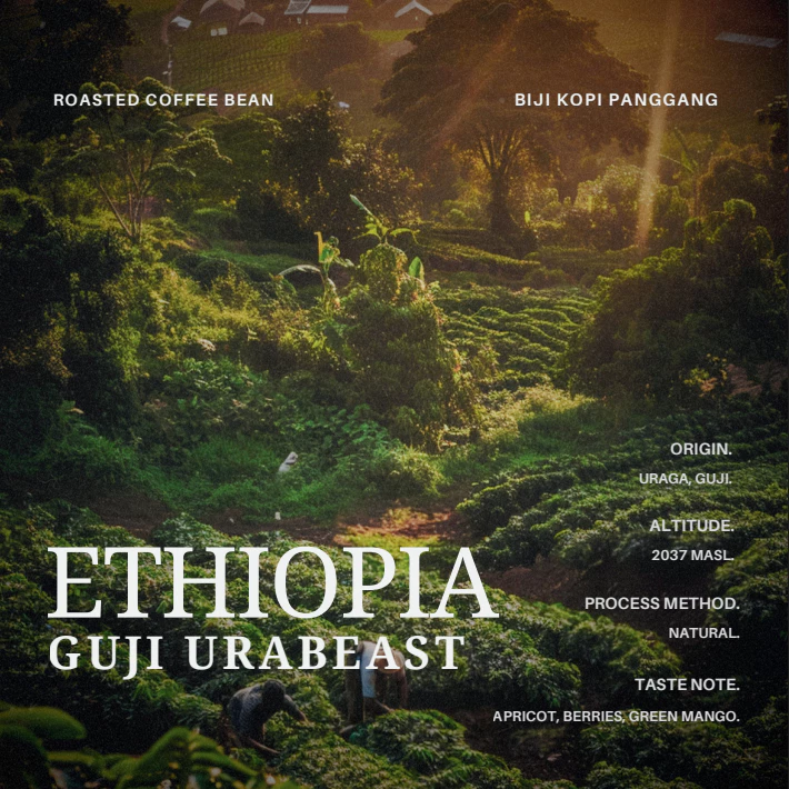 ASK Coffee Roastery Kopi Origin / Ethiopia Guji Urabeast – specialty coffee beans Malaysia