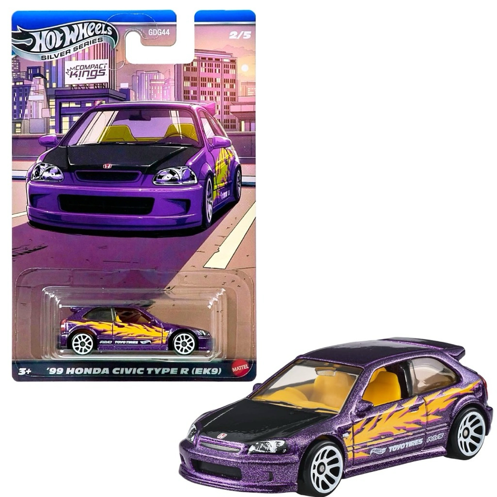 [READY STOCK] Hotwheels 2026 Silver Series Compact Kings - ‘99 Honda ...