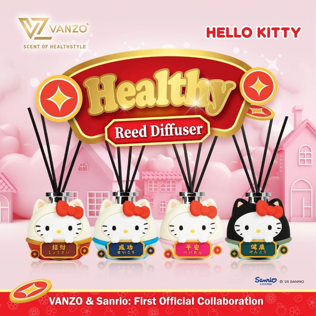 VANZO Hello Kitty Healthy Reed Diffuser 120ml | Shopee Malaysia