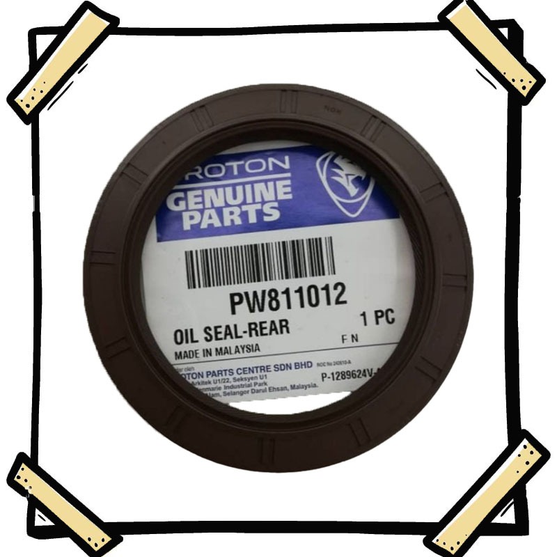 Proton Saga, Wira, Blm, Satria Neo, Gen2 Flywheel Oil Seal | Shopee ...