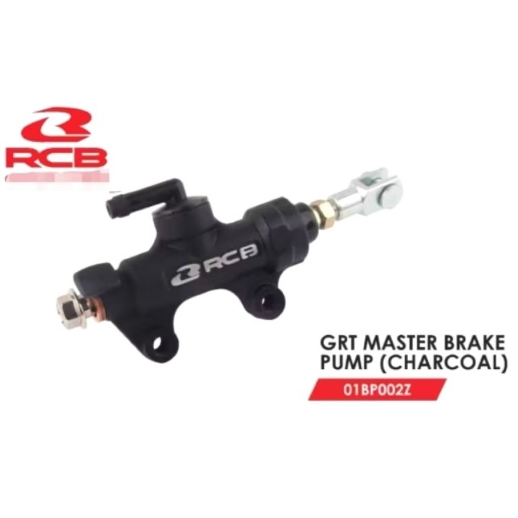 100% ORIGINAL RCB REAR MASTER BRAKE PUMP CHARCOAL E-12 12.7MM | Shopee ...