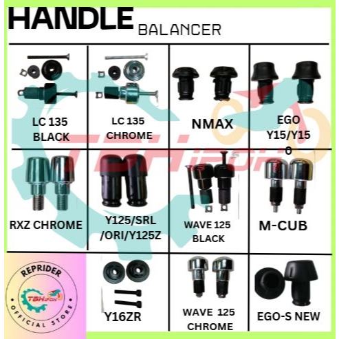 HANDLE BALANCER RXZ / WAVE125 / Y16ZR / LC135 / Y125-SRL110 / M/CUB ...