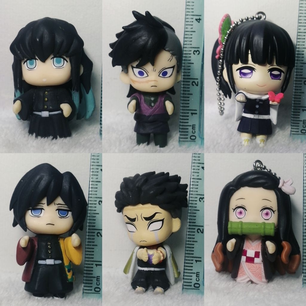 Preloved anime mini figure demon slayer MF7 muichiro genya tsuyuri giyu ...