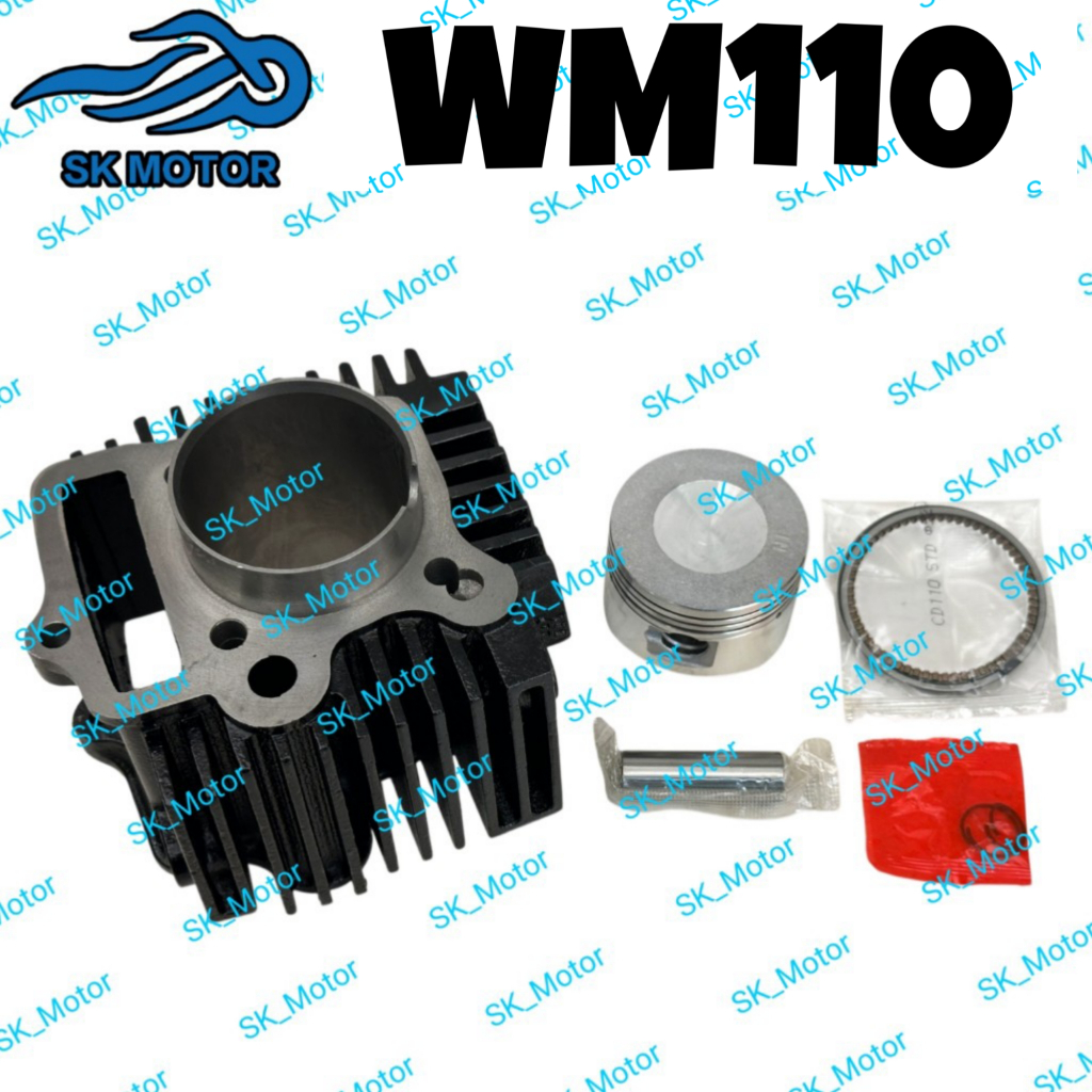 WMOTO WM110 WM 110 Cylinder Block Full Set Piston Ring | Shopee Malaysia