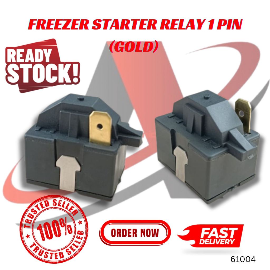 FREEZER STARTER RELAY 1 PIN (GOLD) | Shopee Malaysia
