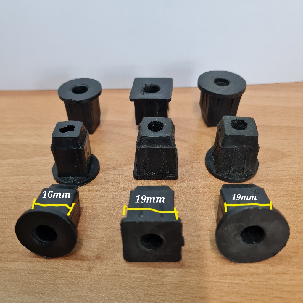 ACCESSORIES STOPPER~ Hollow Plastic Blanking End Cap Square / 25mm ...