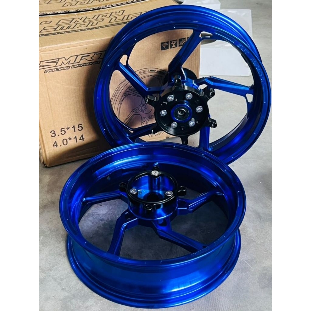 SMRT Racing Honda Forza 250 / 300 CNC forged alloy SPORT RIM 5L ...