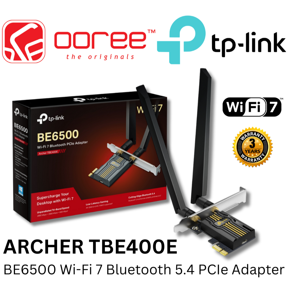 TP-LINK ARCHER TBE400E BE6500 / ARCHER TX55E AX3000 / ARCHER TX20E ...