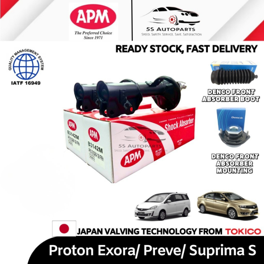 APM Proton Exora, Preve All Models Front (Depan) & Rear (Belakang) Gas ...