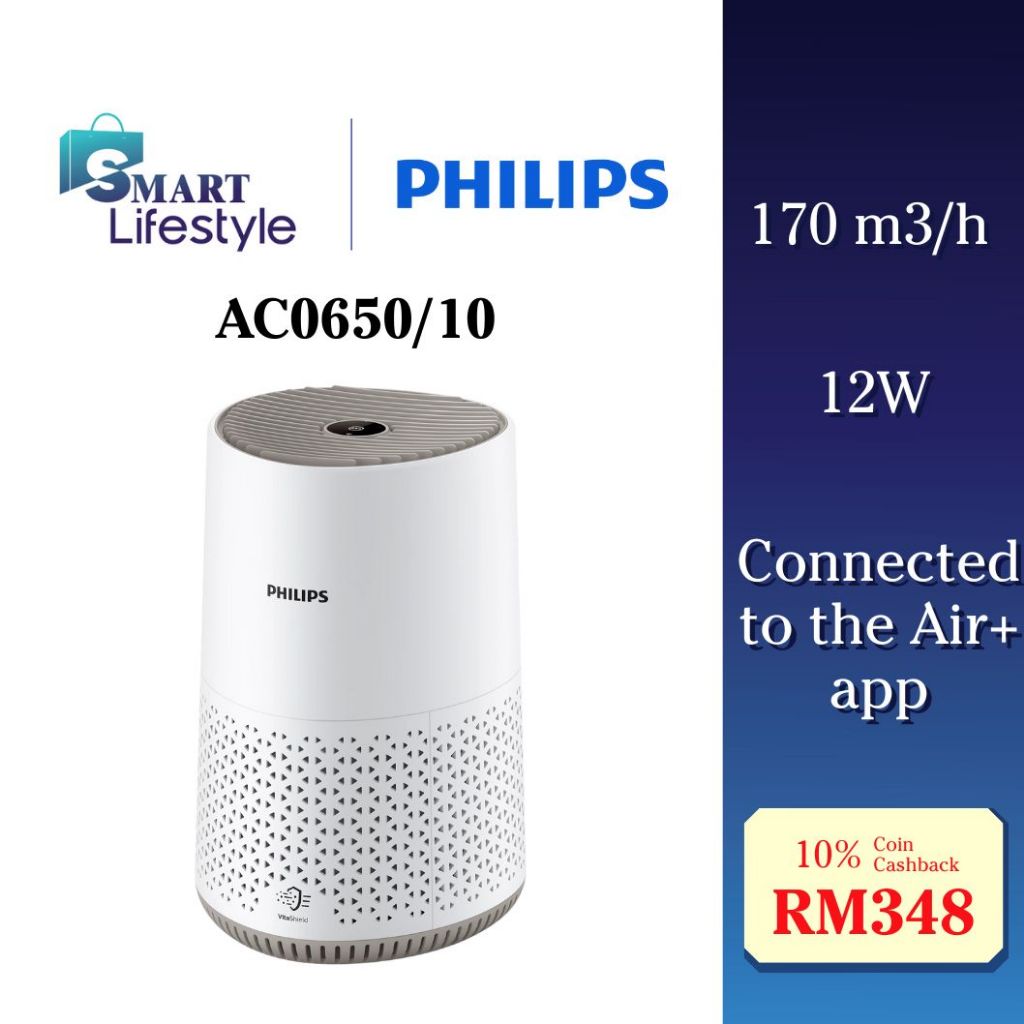 Philips 600i Series Compact Air Purifier AC0650/10 | Shopee Malaysia