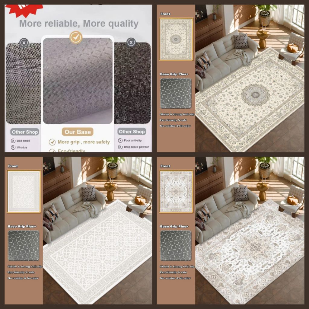 Aster home deco Dubai Carpet Premium |gebu gebas lembut | corak timbul ...