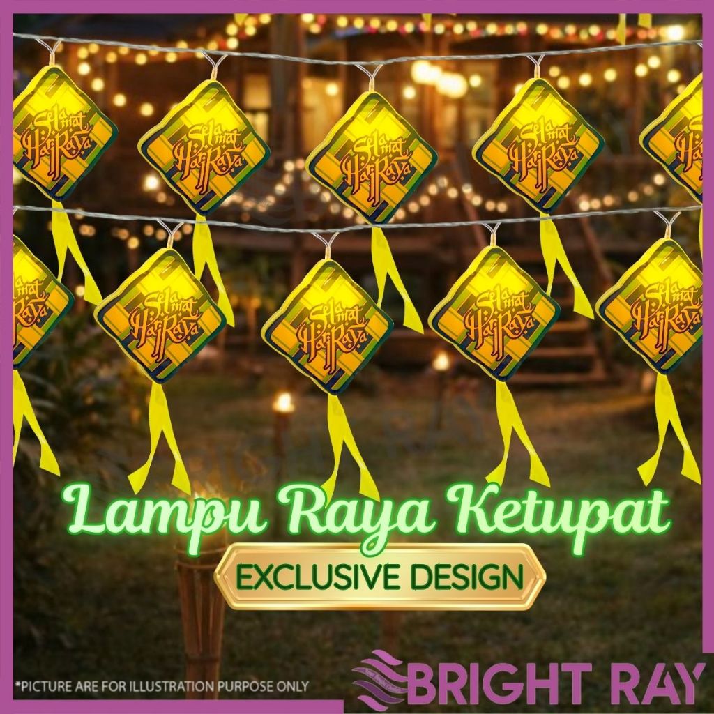 [RAYA 2026] EDISI PREMIUM Lampu Raya Ketupat Lampu Raya Aidilfitri ...