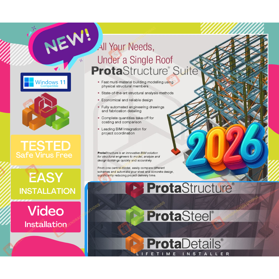 Prota Structure Suite Enterprise 2026 | ProtaSteel For Windows ...