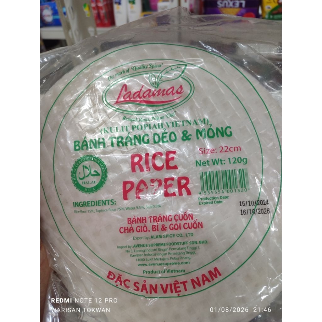 KULIT POPIAH RICE PAPER 120g/300g | Shopee Malaysia