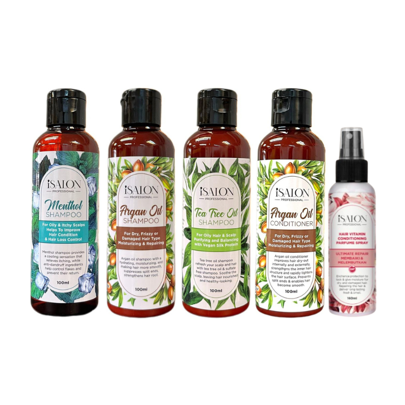 ISALON PROFESSIONAL SHAMPOO/CONDITIONER/VITAMIN SPRAY 60/100ML | Shopee ...