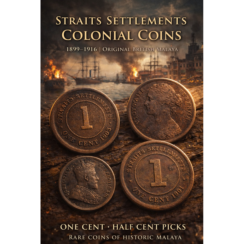 YY#180 | Straits Settlements Colonial Coins | 1899–1916 | By Variant ...