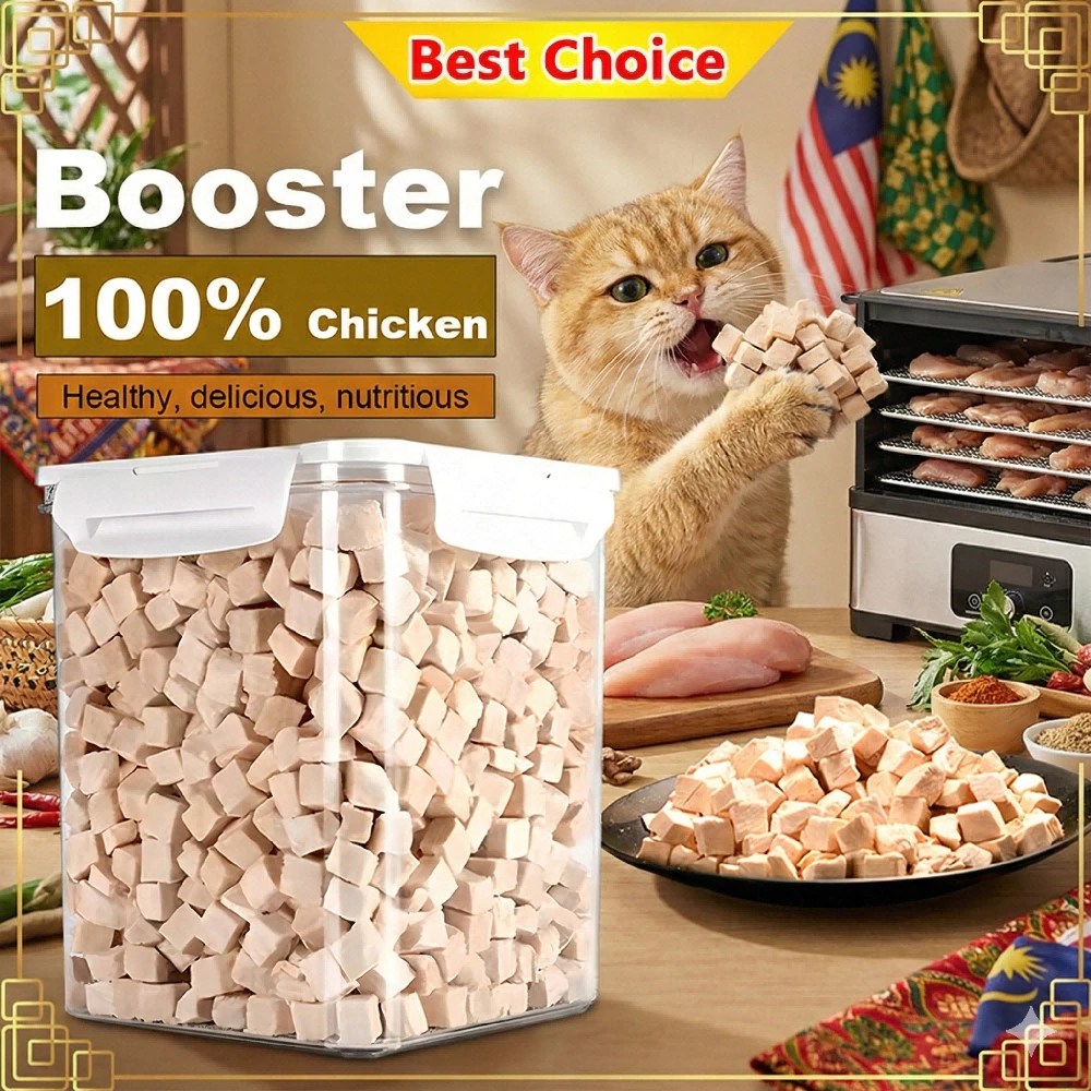 Booster Gemuk - Freeze Dried Chicken & Salmon