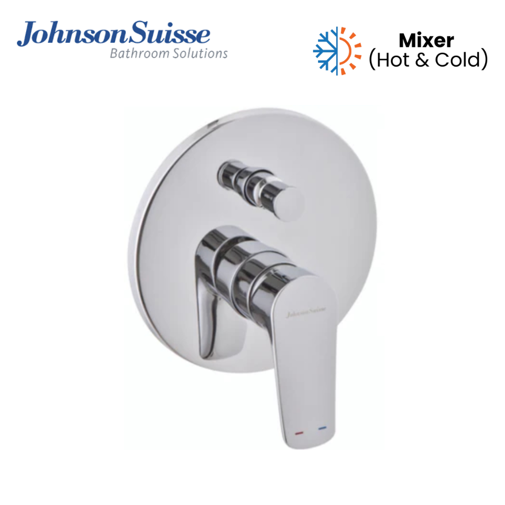 Johnson Suisse Milano Concealed Bath-Shower Mixer WBFA301502CP | Shopee ...